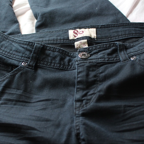 SO black ankle jeggings - Picture 4 of 6